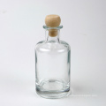 high quality cosmetic essential oil packaging round clear reed diffuser glass bottle